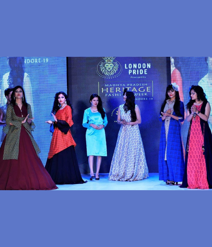 2019 Fashion show collection on bagh print